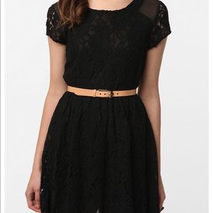 Pretty black lace dress